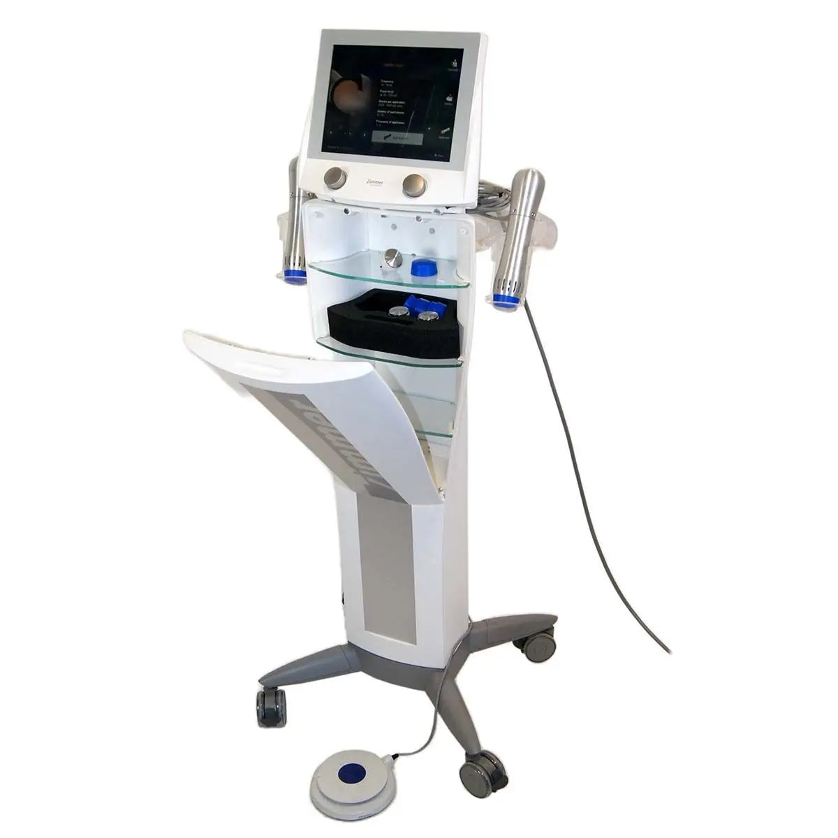 2016 Zimmer ZWave Pro Cellulite Treatment Body Contouring System 1.8mil Pulses 547k Pulses Sol International Medical