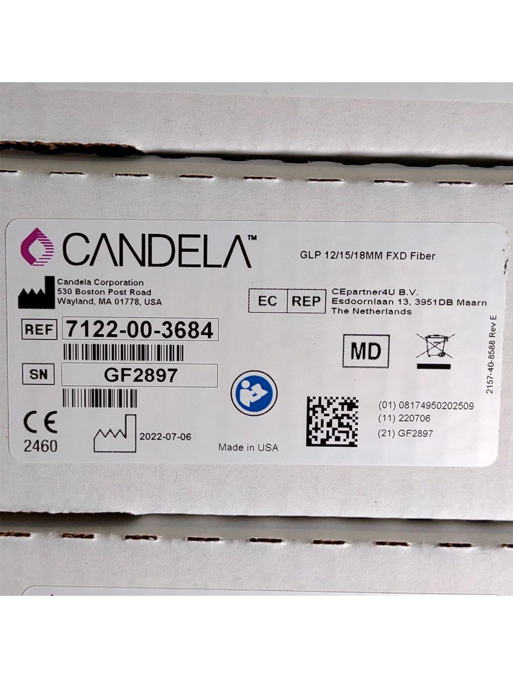Candela GentleLase Plus Fiber Assembly 12/15/18mm Factory NEW 7122-00-3684 (GF2897) Candela