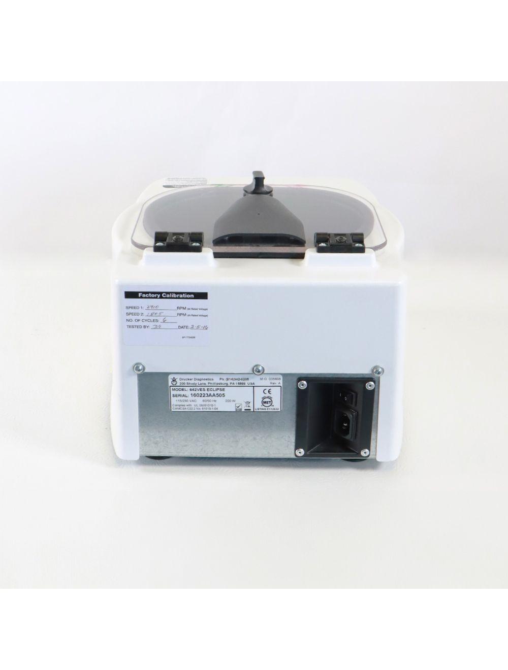 Eclipse Aesthetics PRP Therapy 6 Place Centrifuge 642VES 3900 RPM Sol International Medical