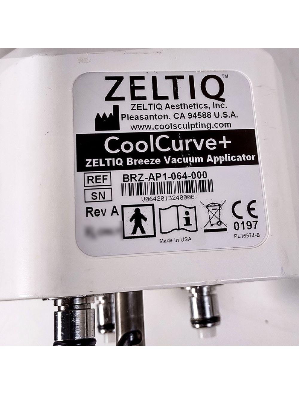 Zeltiq CoolSculpting CoolCurve+ Breeze Vacuum Applicator BRZ-AP1-064-000 Zeltiq