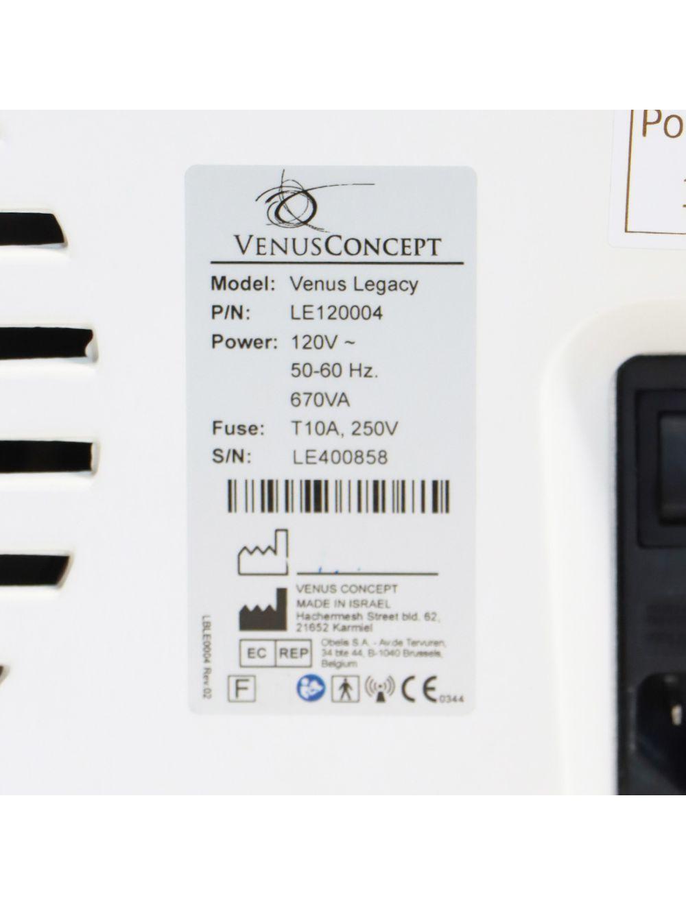 Venus Concept Venus Legacy Radio Frequency RF Cellulite Wrinkle Reduction Venus