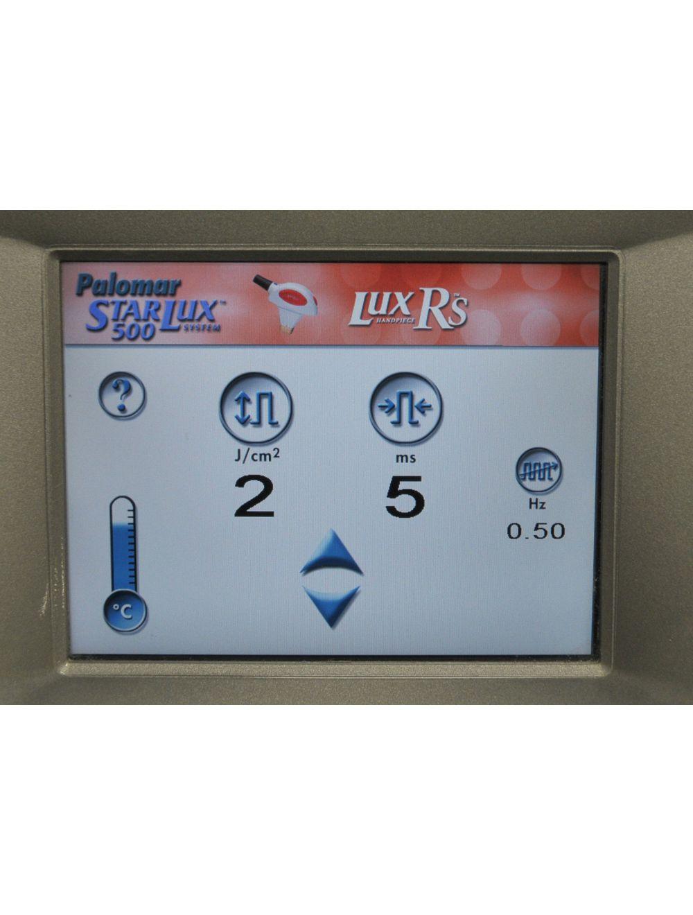 2008 Palomar StarLux 500 Lux System Rs IPL Handpiece Cynosure - Shots Reset Palomar