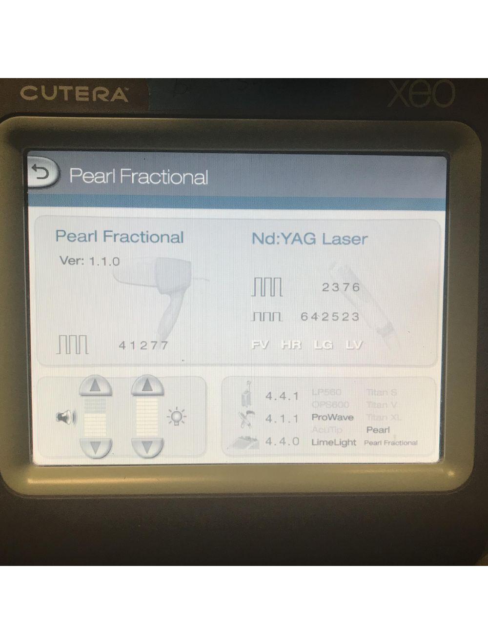 2007 Cutera Pearl ErYSGG Wrinkle Age Spots Ablative Resurfacing Laser 200K Pulse Cutera