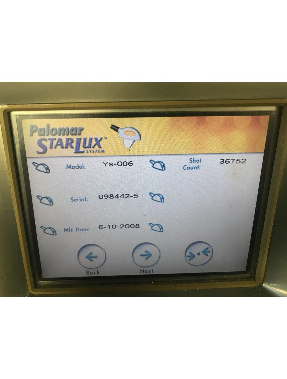 2005 Palomar Starlux 300 IPL Hair Removal Pigmented Lesions 3 HPs Lux G Ys Rs Palomar