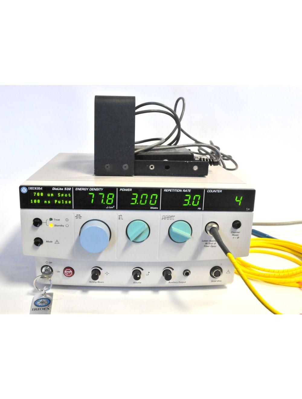 2001 Iridex DioLite 532 KTP Pigmented Vascular Lesion Laser 2 Handpiece Dio Lite Sol International Medical