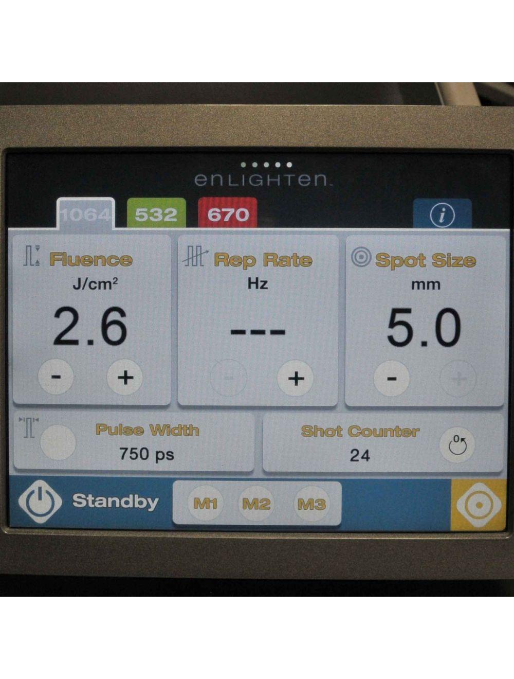 Cutera ENLIGHTEN III Tattoo Removal Benign Lesion Laser 532 670 1064nm Pico 2017 Cutera