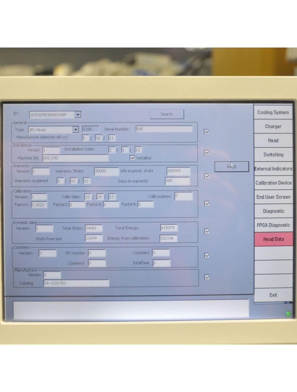 2010 Lumenis M22 IPL Laser System Acne Vascular Skin Rejuvenation Lumenis