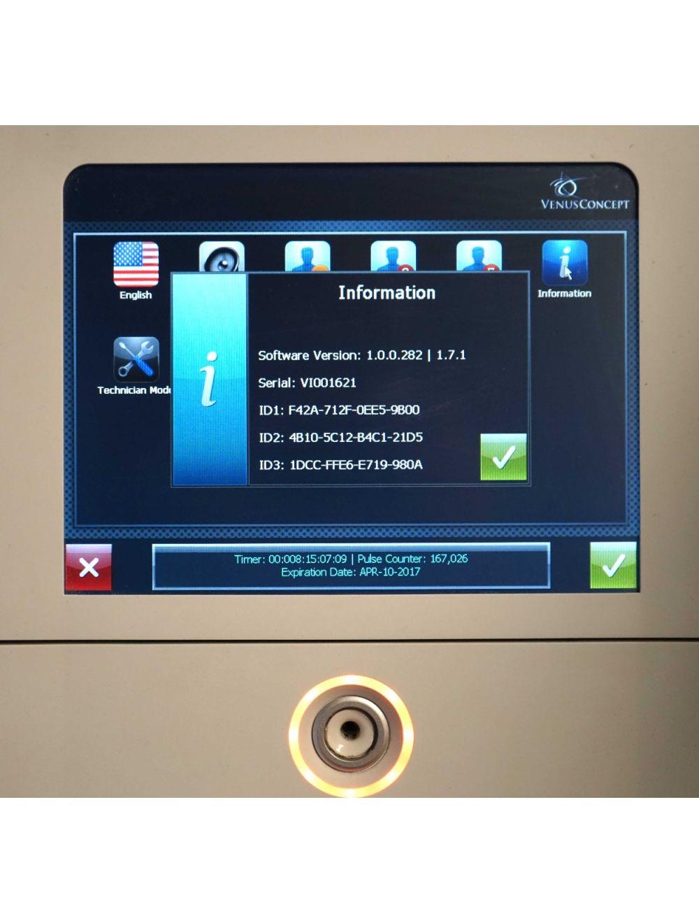 Venus Concepts Viva Fractional RF Skin Resurfacing Scars Wrinkles VenusConcept Venus