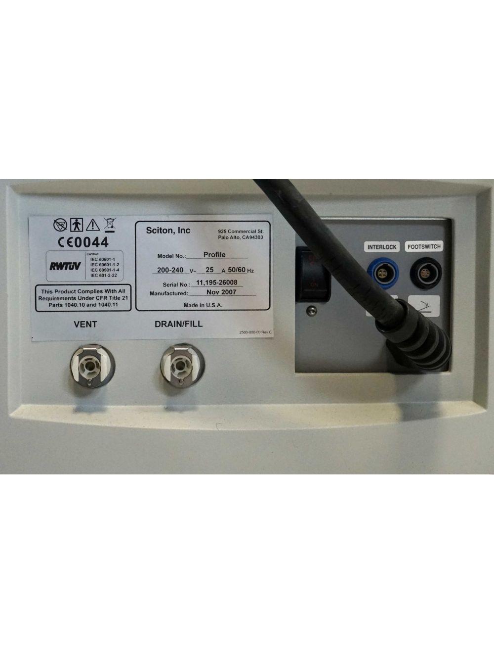 2007 Sciton Profile Erbium Nd Yag Laser Skin Rejuvenation Hair Removal Wrinkles Sol International Medical