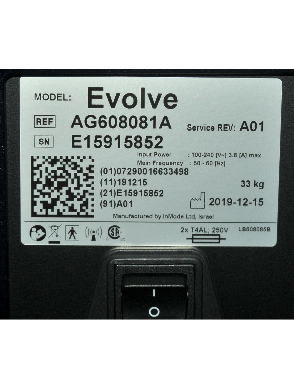 2019 InMode Evolve Body Contouring Remodel Sculpt Trim Tone Tite RadioFrequency InMode