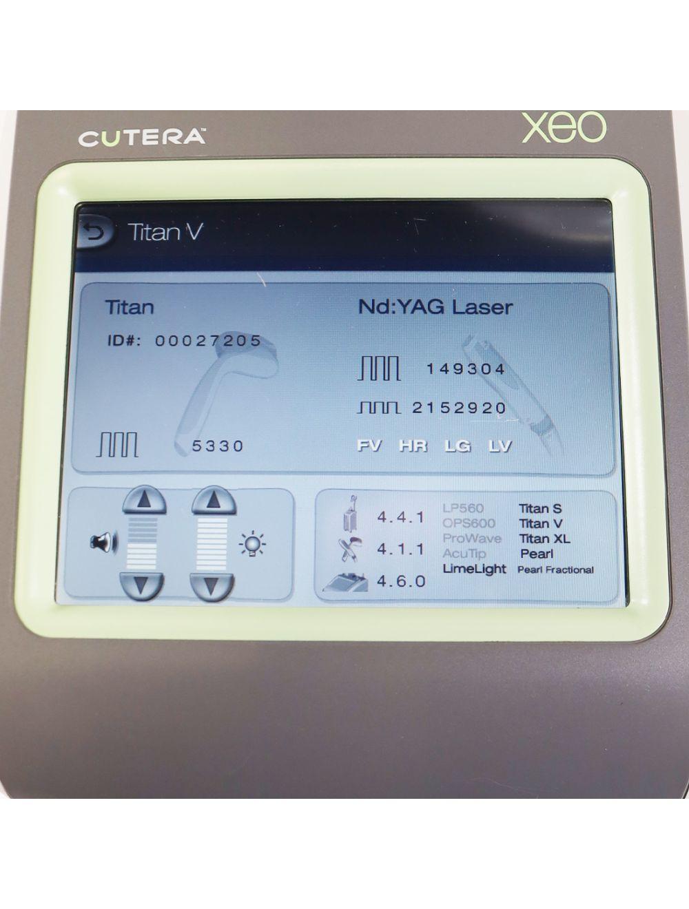 2013 Cutera XEO Nd: YAG Titan V Titan XL Pearl Pearl Fractional System Cutera