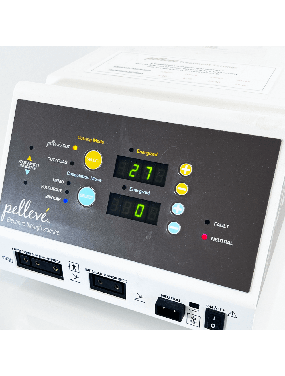Ellman Pelleve S5 HF Radiosurgical Wrinkle Reduction Generator IEC5P-ST Sol International Medical