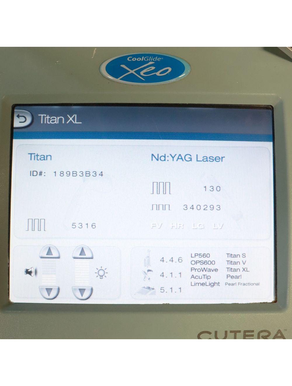 Cutera Coolglide Xeo Laser Nd Yag 1064nm Skin Rejuvenation System US110XEO Cutera