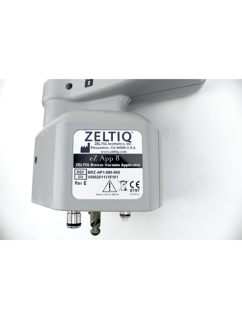 Zeltiq CoolSculpting EZ App 8 Breeze Vacuum Applicator BRZ-AP1-080-000 Handpiece Zeltiq