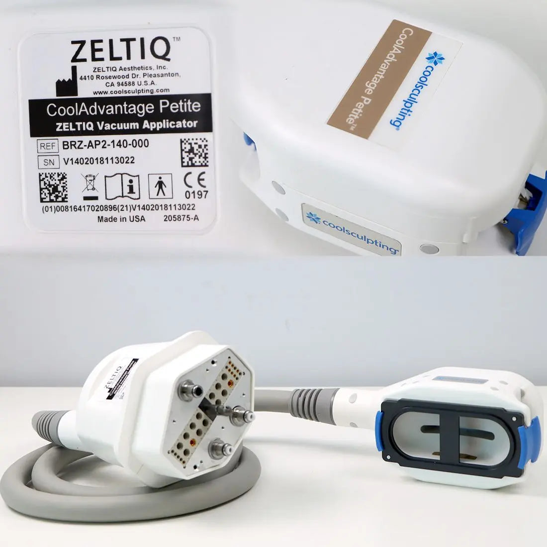 2018 Zeltiq CoolSculpting Body Contouring Fat Reduction System 3 Applicators Zeltiq