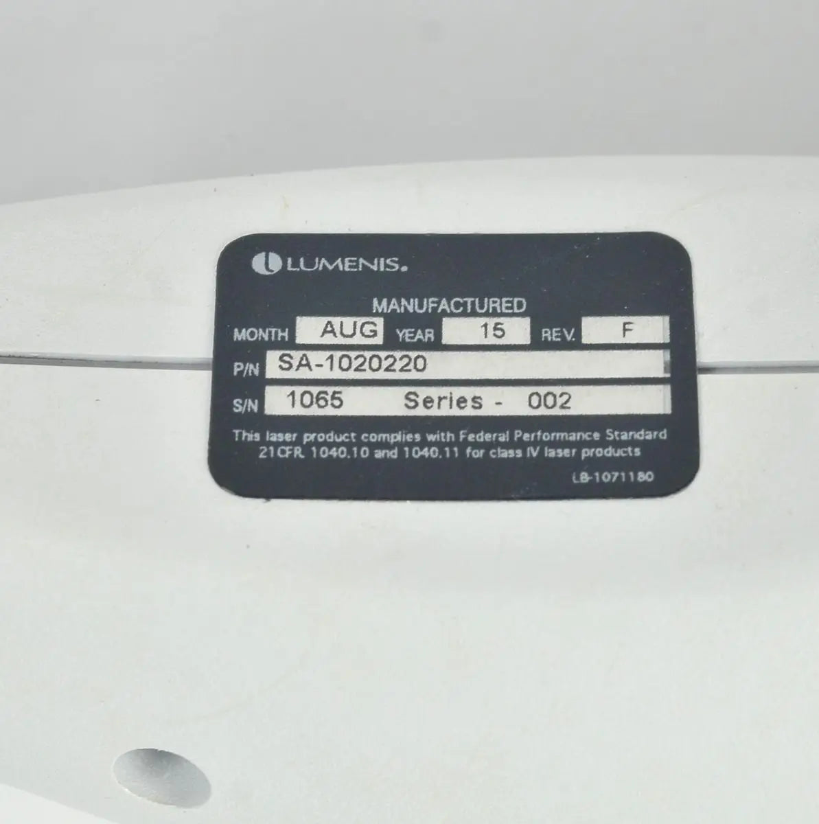 Lumenis M22 MultiSpot 1064nm Nd YAG Laser Handpiece Hair Removal Wrinkles Lesion Lumenis